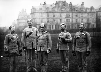 Offiziere der Queens Westminster Volunteers (13. Middlesex), ca. 1890er